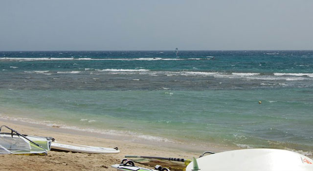 Обучение виндсерфингу на Красном море в Африке - Египте